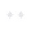 Starburst Stud Earrings – Sterling Silver