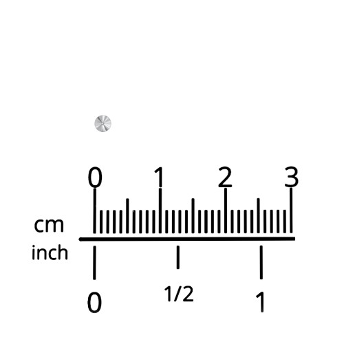 Mini Spike Single Stud – Sterling Silver