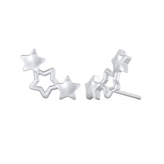 Cluster Star Earrings