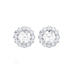 Halo Round Stud Earrings