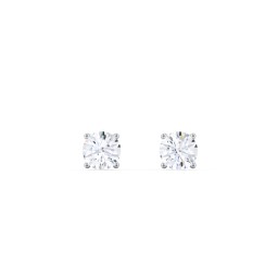Classic Birthstone Stud Earrings in 925 Sterling Silver with Cubic Zirconia