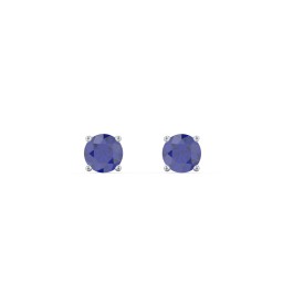 Classic Birthstone Stud Earrings in 925 Sterling Silver with Blue Sapphire