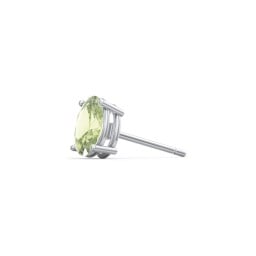 Classic Oval Birthstone Single Stud