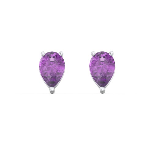 Classic Pear Cut Stud Earrings