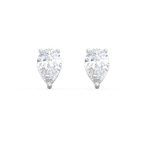 Classic Pear Cut Stud Earrings