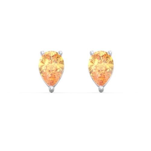 Classic Pear Cut Stud Earrings