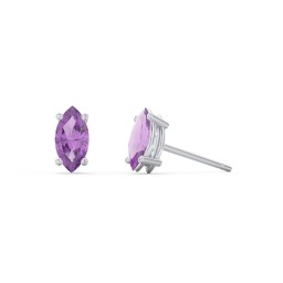 Classic Marquise Cut Stud Earrings in 925 Sterling Silver