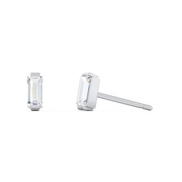 Classic Baguette Cut Stud Earrings in 925 Sterling Silver with Cubic Zirconia