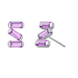 Baguette Scatter Stud Earrings in 925 Sterling Silver