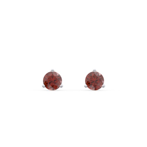 Classic 3 Prong Birthstone Stud Earrings
