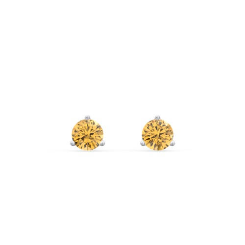 Classic 3 Prong Birthstone Stud Earrings