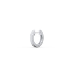Small Single Huggie Hoop Earring – Sterling Silver