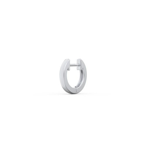 Small Single Huggie Hoop Earring – Sterling Silver