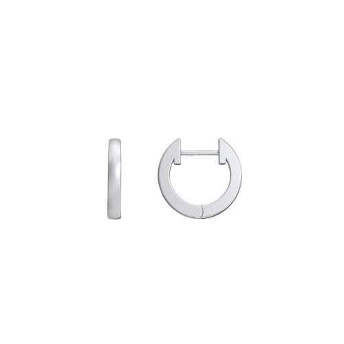 Small Huggie Hoop Earrings – Sterling Silver