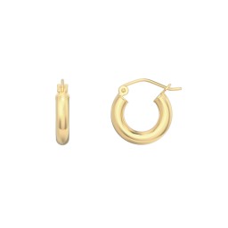 Small Tube Hoop Earrings