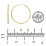 Large Gold Endless Hoop Earrings – 14K Yellow Gold