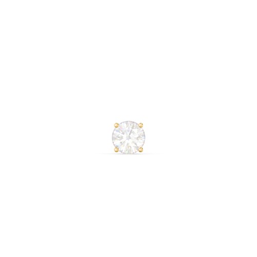 4 Prong Classic Diamond Single Stud - 0.15 ct. tw. – 14K Yellow Gold with Diamond