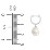 Freshwater Pearl Drop Huggie Earrings with Accents – 18K Gold Plated Silver