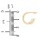 Pavé Open Hoop Studs with Hidden Pearls – 18K Gold Plated Silver