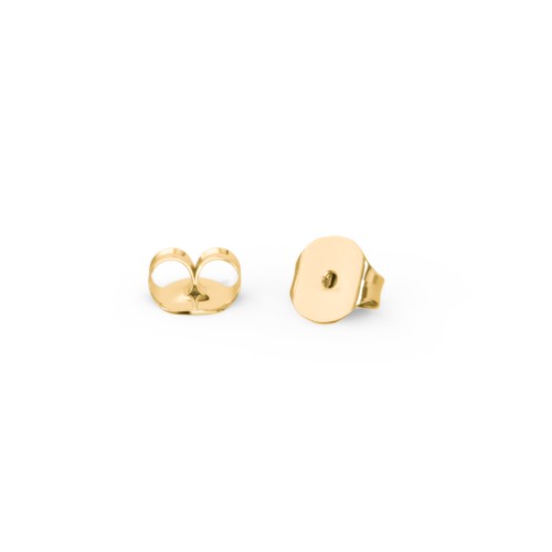 Petite Enameled Bar Stud Earrings - Light Blue – 18K Gold Plated Silver