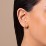 Tiny Twisted Textured Huggie Earrings – 14K Gold Plated Silver