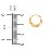 Tiny Twisted Textured Huggie Earrings – 14K Gold Plated Silver