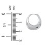 Tapered Dome Huggie Earrings