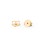 Classic Dome Stud Earrings – 14K Gold Plated Silver