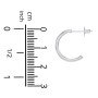 Classic Medium Open Hoop Studs