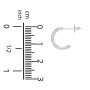 Classic Small Open Hoop Studs