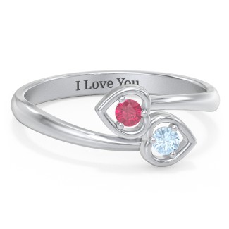 Double Heart Bypass Ring