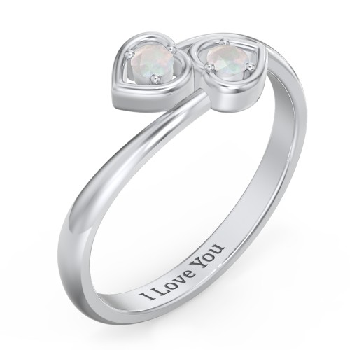 Double Heart Bypass Ring