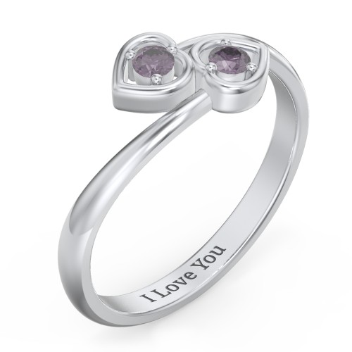 Double Heart Bypass Ring
