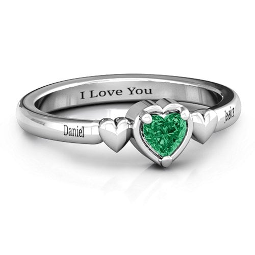 Triple Heart Ring