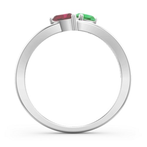 Twin Hearts Ring