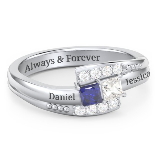Custom Birthstone Rings for Women | Personalized & Engraved | Jewlr | Jewlr
