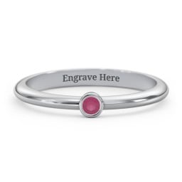 Classic Bezel Set Ring