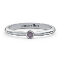 Classic Bezel Set Ring