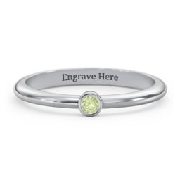 Classic Bezel Set Ring