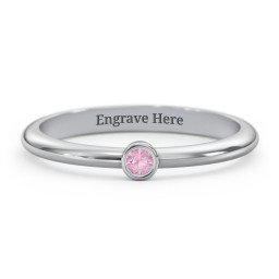 Classic Bezel Set Ring