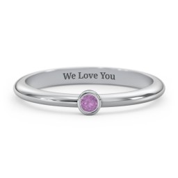 Classic Bezel Set Ring