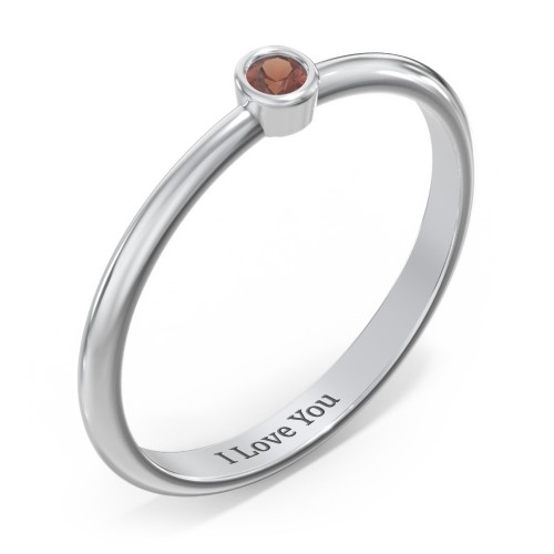 Classic Bezel Set Ring