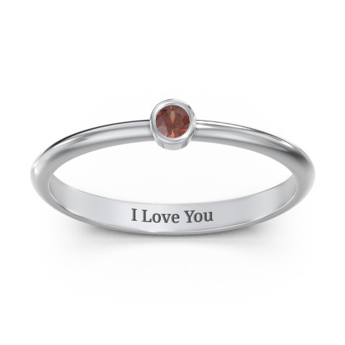 Classic Bezel Set Ring