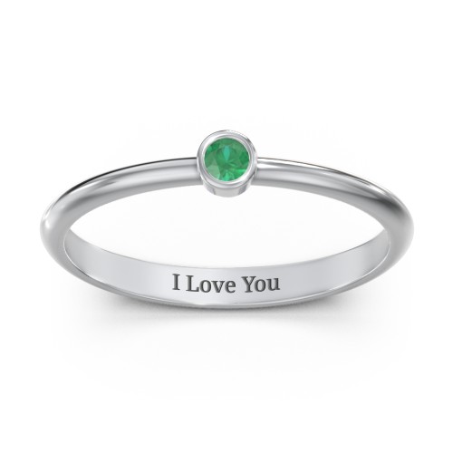Classic Bezel Set Ring