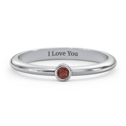 Classic Bezel Set Ring