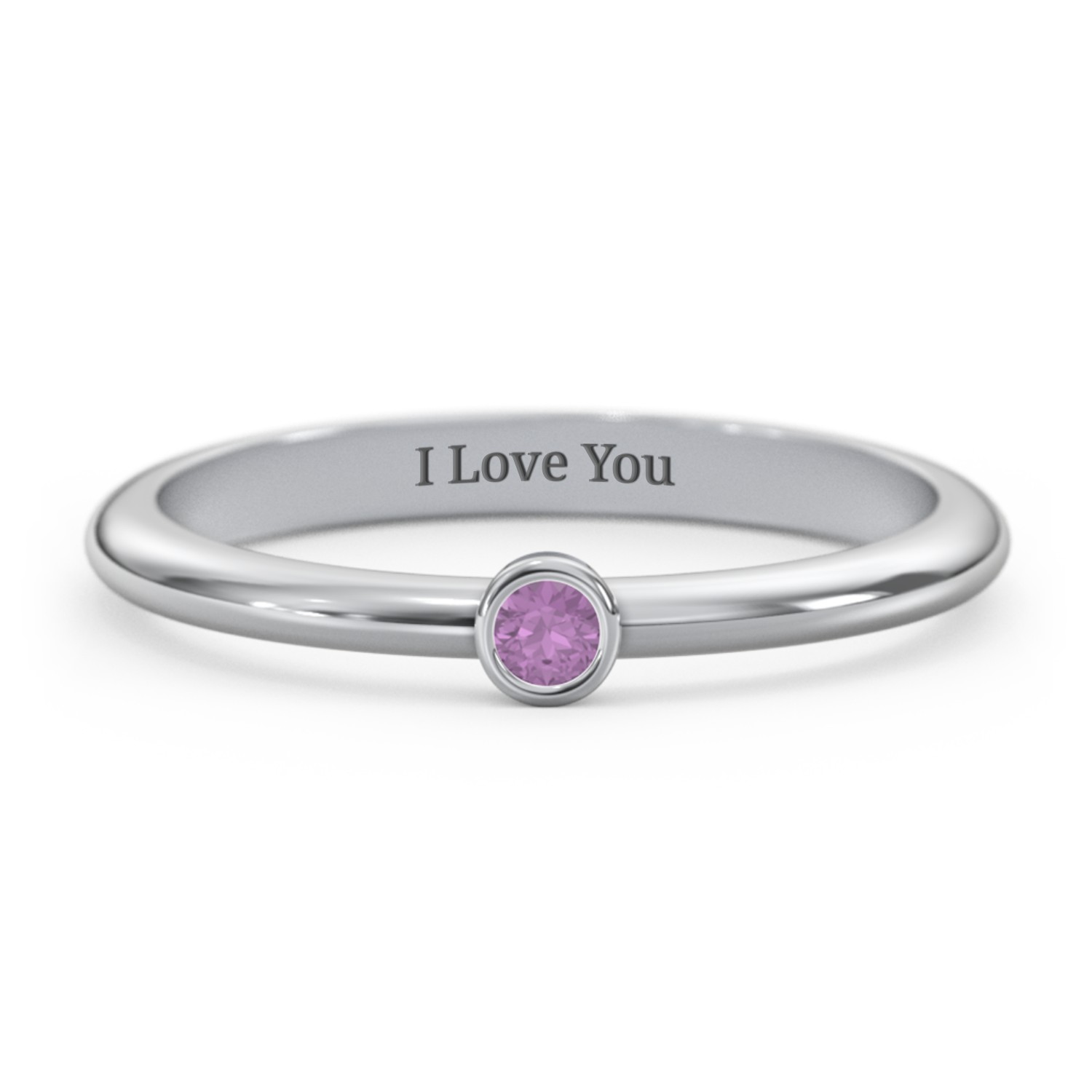 Classic Bezel Set Ring