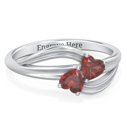 A "Couple" of Hearts Ring