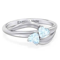 A "Couple" of Hearts Ring