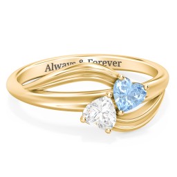 A "Couple" of Hearts Ring