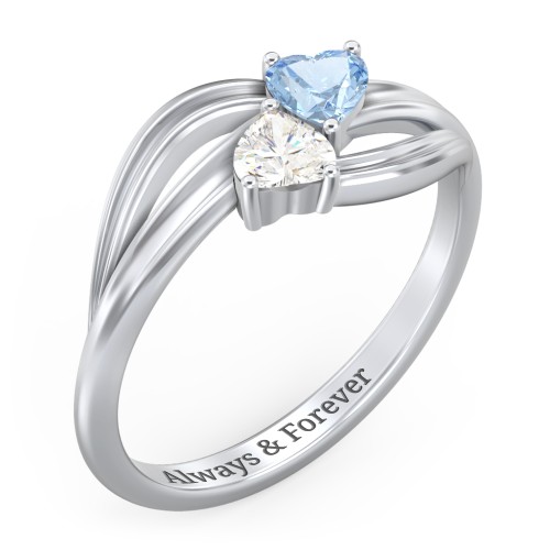 A "Couple" of Hearts Ring